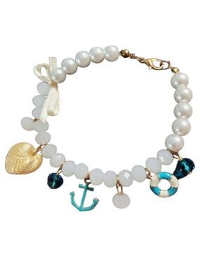 White Gold Nautical Bracelet